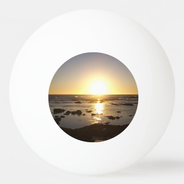 Kalbarri Beach Sunset  Ping Pong Ball (Front)