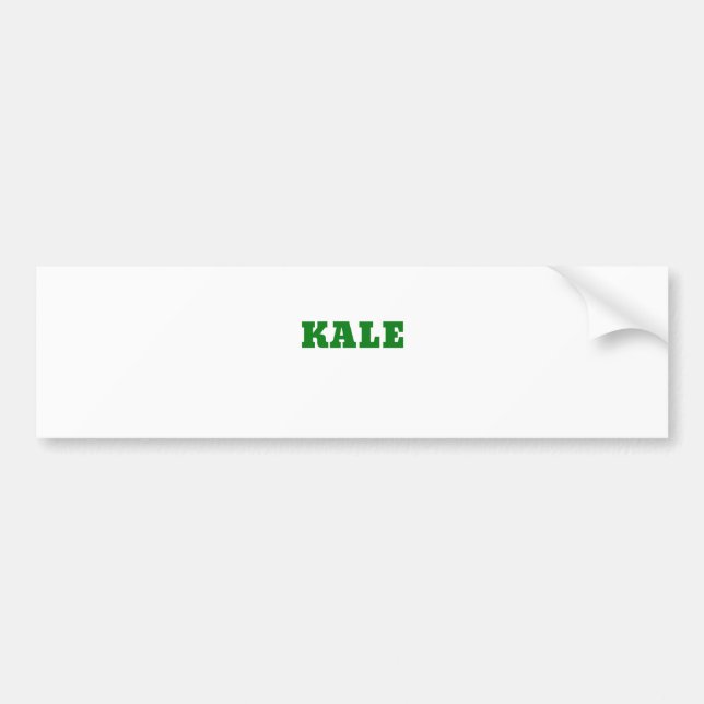 Kale Bumper Sticker (Front)