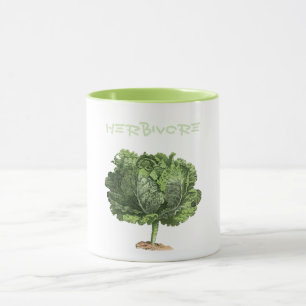 Kale Herbivore Vegan Vegetarian Mug