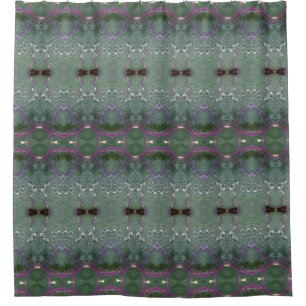 Kale Ikat 3 Shower Curtain