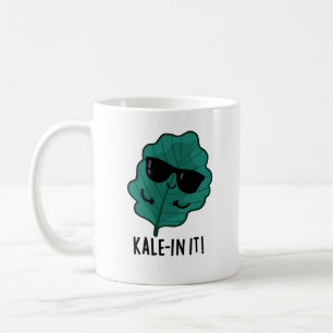 Kale-in It Funny Veggie Kale Pun Coffee Mug