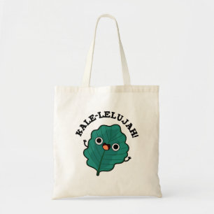 Kale-lelujah Cute Veggie Kale Pun Tote Bag