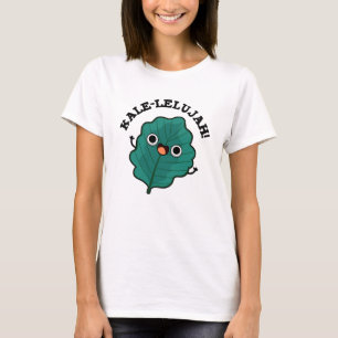 Kale-lelujah Funny Veggie Kale Pun  T-Shirt