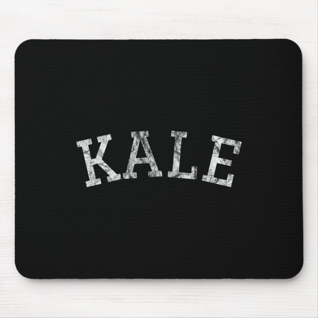 KALE University Fun Halloween Costume Vegan Vegeta Mouse Pad (Front)