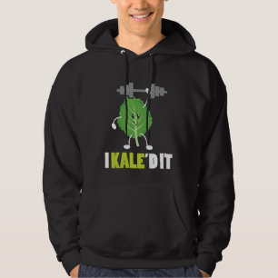 Kaled It - Fitness Vegan Vegetarian Kale Gym Hoodie