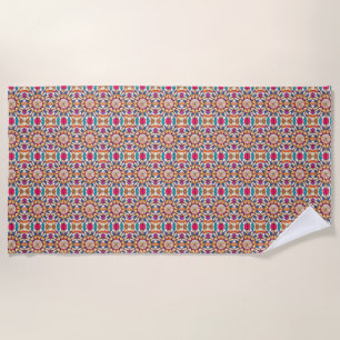 Kaleidescope of Books Beach Towel