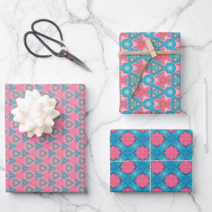 KaleidoDreams An Enchanting Splash of Colour Set 1 Wrapping Paper Sheet