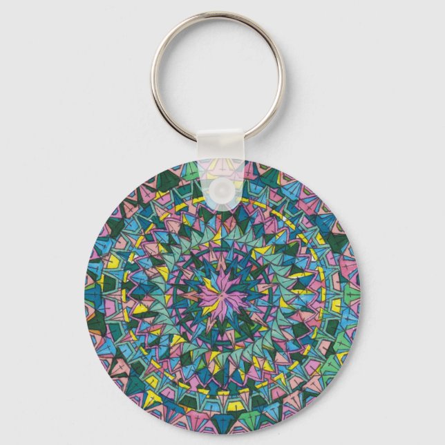 Kaleidoscope 1 key ring (Front)