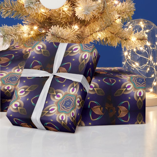 Kaleidoscope (1) :  wrapping paper (Holidays)