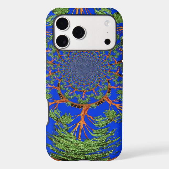 Kaleidoscope Acacia Tree Art Print/Graphic (Back)