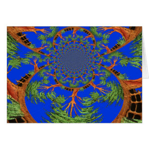 Kaleidoscope Acacia Tree Art Print/Graphic
