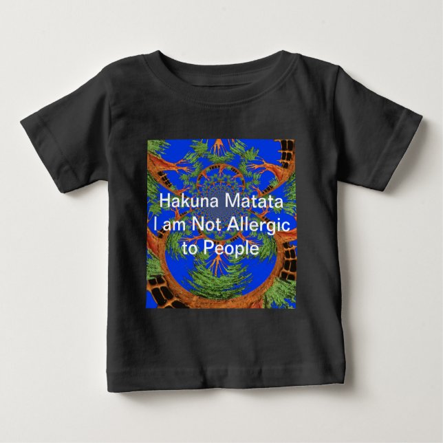 Kaleidoscope Acacia Tree Art Print/Graphic Baby T-Shirt (Front)