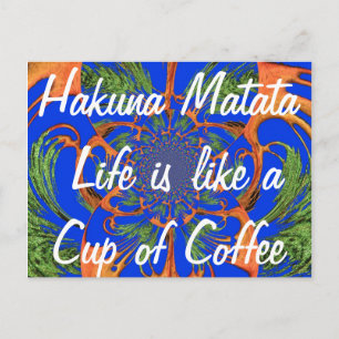 Kaleidoscope Acacia Tree Art Print/Graphic Postcard