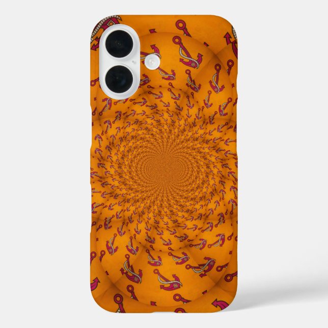 Kaleidoscope Anchor Art Print Case-Mate iPhone Case (Back)