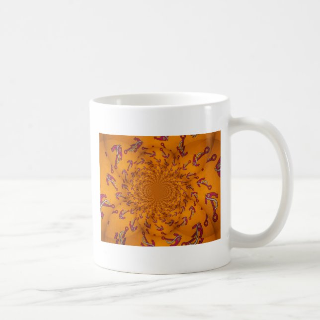 Kaleidoscope Anchor Art Print Coffee Mug (Right)