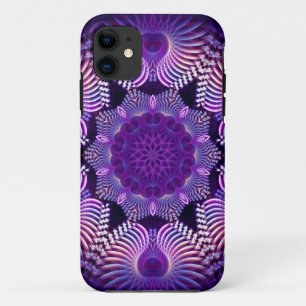 Kaleidoscope Apophysis Flower I iPhone 11 Case
