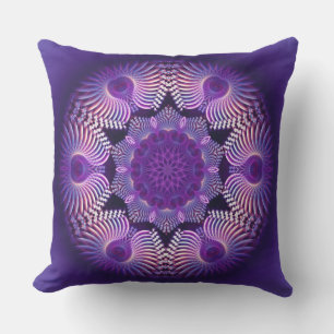 Kaleidoscope Apophysis Flower I Cushion