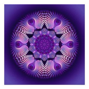 Kaleidoscope Apophysis Flower I Photo Print