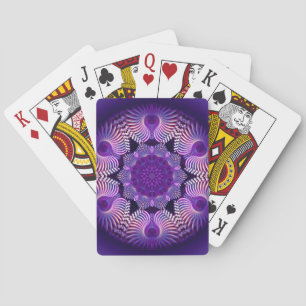 Kaleidoscope Apophysis Flower I Playing Cards