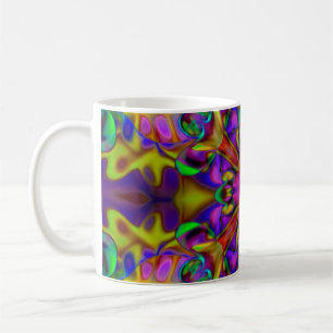 Kaleidoscope Apophysis Fractal Art - II Coffee Mug