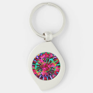 Kaleidoscope Apophysis Fractal Art - II Key Ring