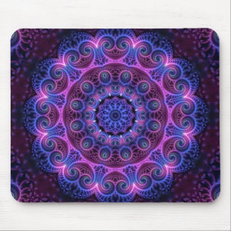 Kaleidoscope Apophysis Mandala Hearts Mouse Pad