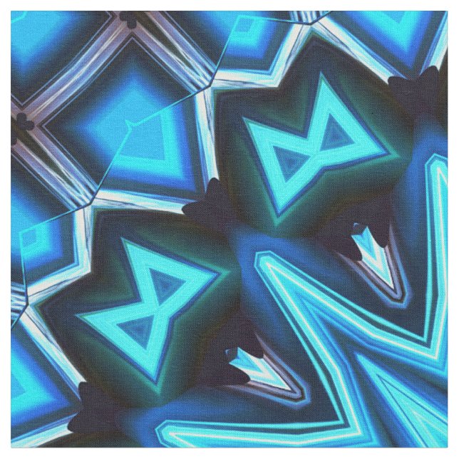 Kaleidoscope Art 10 Custom Fabric (Close Up)