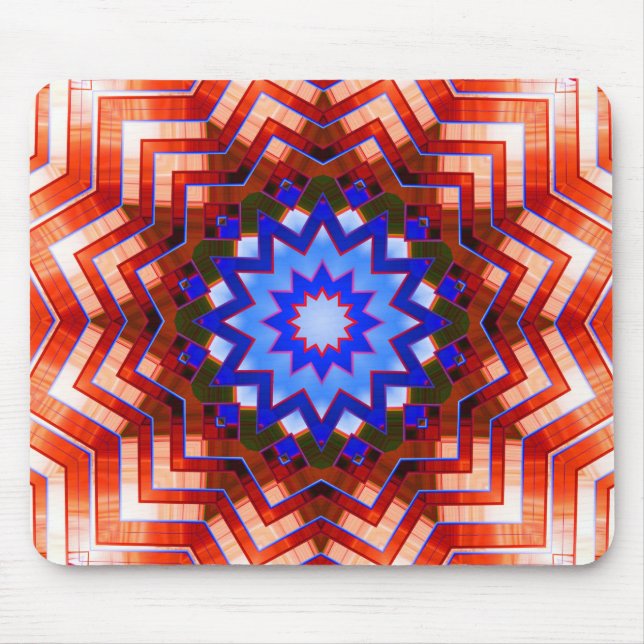 Kaleidoscope Art 12 Mousepad (Front)
