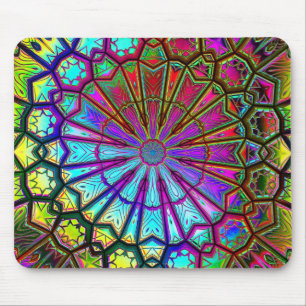 Kaleidoscope Art 14 Mousepad Options