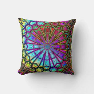 Kaleidoscope Art 14 Pillow Options