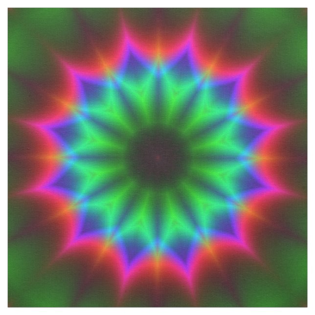 Kaleidoscope Art 17 Custom Fabric (Swatch)