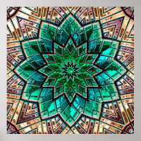 Kaleidoscope Art 40A-40B Image Options Posters