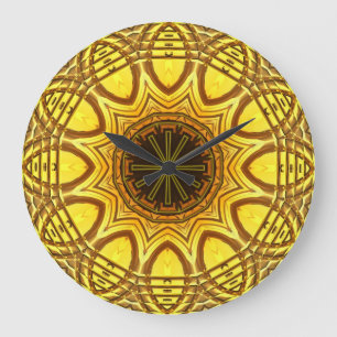 Kaleidoscope Art 8 Wall Clocks & Numeral Options