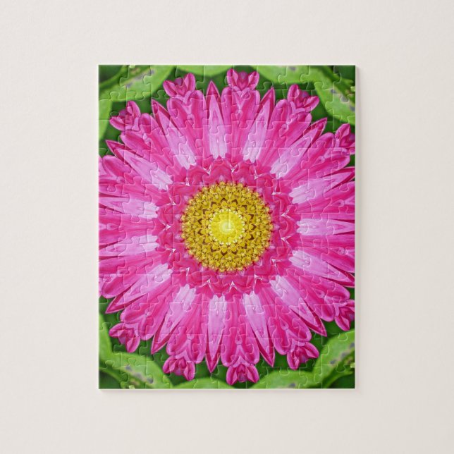 Kaleidoscope Aster Jigsaw Puzzle (Vertical)
