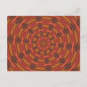 Kaleidoscope Autumn Colours Postcard
