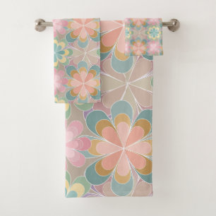 Kaleidoscope  bath towel set