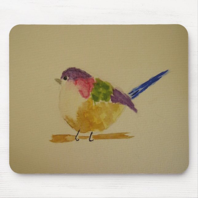 Kaleidoscope Bird Mousepad (Front)