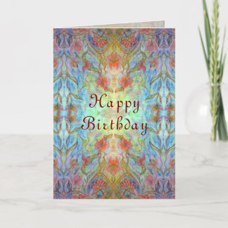 Kaleidoscope Birthday Card