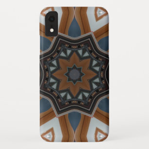 Kaleidoscope Brown star iPhone XR Case
