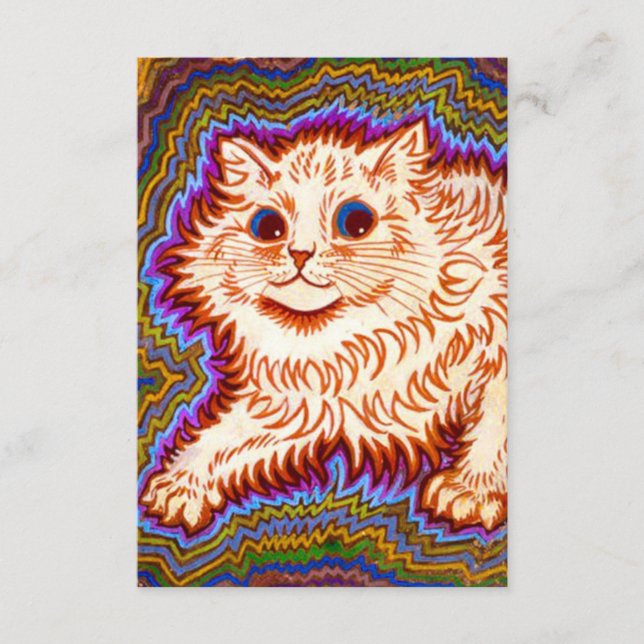 Kaleidoscope Cat Enclosure Card (Front)
