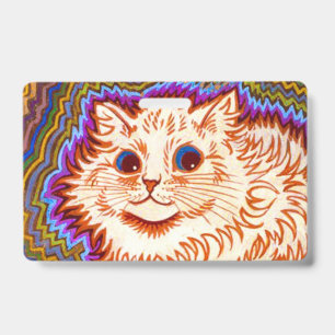 Kaleidoscope Cat ID Badge
