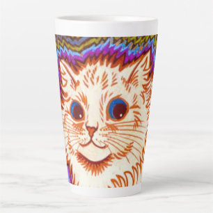 Kaleidoscope Cat Latte Mug