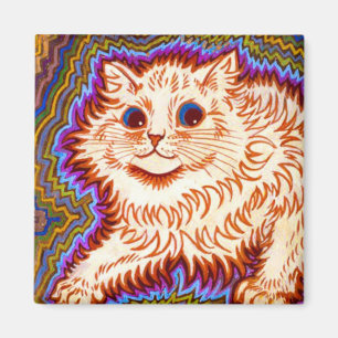 Kaleidoscope Cat Magnet
