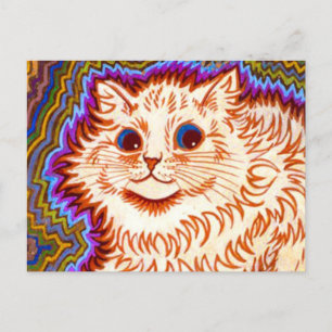 Kaleidoscope Cat Postcard