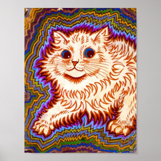 Kaleidoscope Cat Poster (Front)