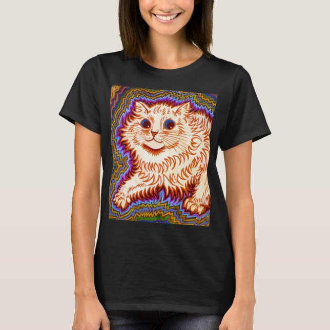 Kaleidoscope Cat T-Shirt (Front)