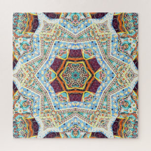 Kaleidoscope Ceramic: Abstract Surface Texture Jigsaw Puzzle