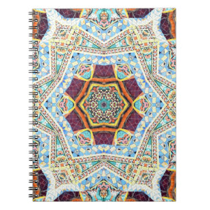 Kaleidoscope Ceramic: Abstract Surface Texture Notebook