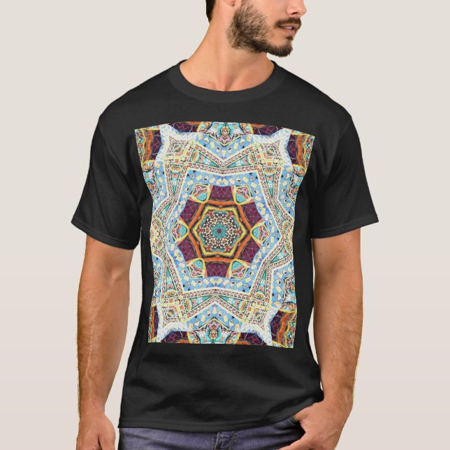 Kaleidoscope Ceramic: Abstract Surface Texture T-Shirt (Front)