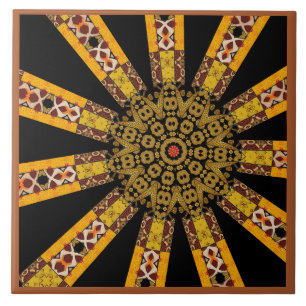 Kaleidoscope Ceramic Tile